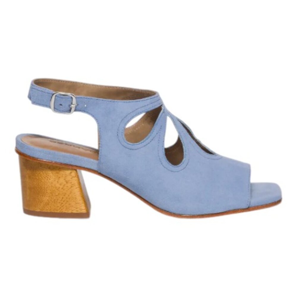 Bernardo Lainey Slingback Sandal Cornflower Blue NWT & Box Sz 6.5 - Picture 4 of 8